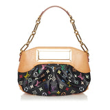 Louis Vuitton Monogram Judy PM Chain Handbag Shoulder 2way Noir PVC Leather
