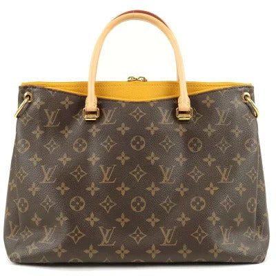 Louis Vuitton Monogram Canvas Leather Pallas MM Shoulder Bag