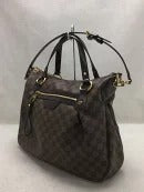 Louis Vuitton Evora MM Damier Ebene  PVC Handbag