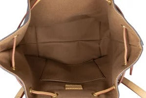 Louis Vuitton Montsouris NM PM Monogram Canvas Leather Backpack