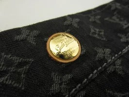 Louis Vuitton Denim Mahina XS Shoulder Bag Black