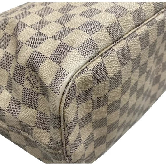 Louis Vuitton Damier Azur Neverfull MM Tote Bag