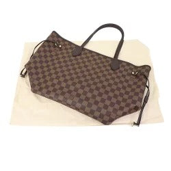Louis Vuitton Damier Neverfull MM with Pouch Shoulder Bag
