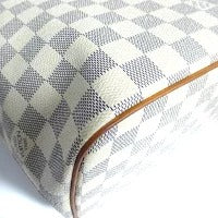Louis Vuitton Saleya PM Damier Azur PVC Leather Handbag