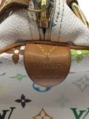 Louis Vuitton Speedy Monogram Multicolor White Handbag