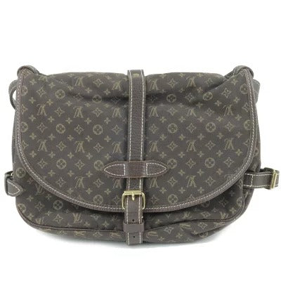 Louis Vuitton Monogram Mini Run Saumur Diagonal Shoulder Bag