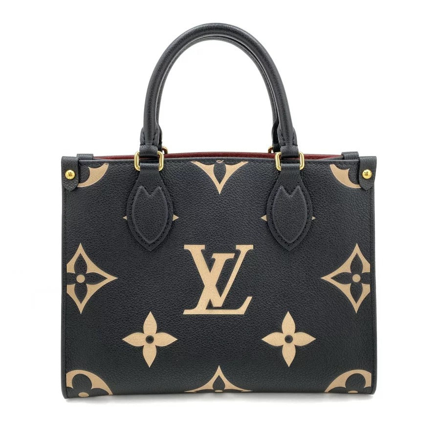 Louis Vuitton OnTheGo PM Monogram Implant Black Noir