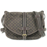 Louis Vuitton Monogram Mini Run Saumur Diagonal Shoulder Bag