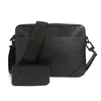 Louis Vuitton Monogram Shadow Leather Messenger With Coin Case Shoulder bag