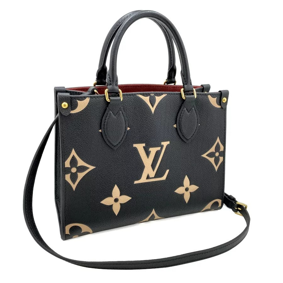 Louis Vuitton OnTheGo PM Monogram Implant Black Noir