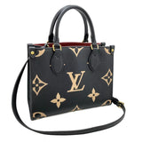 Louis Vuitton OnTheGo PM Monogram Implant Black Noir