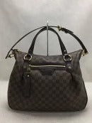 Louis Vuitton Evora MM Damier Ebene  PVC Handbag