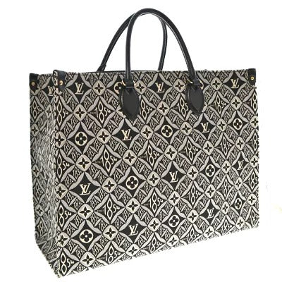 Louis Vuitton OnTheGo GM Canvas Leather 2WAY Tote Bag