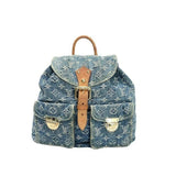 Louis Vuitton Sac GM Monogram Denim Backpack