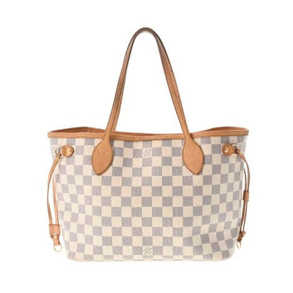 Louis Vuitton Damier Azur Neverfull PM Old Canvas Handbag
