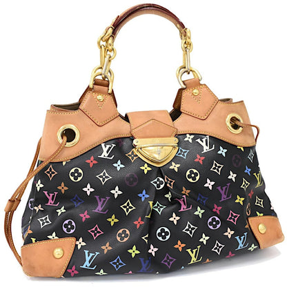 Louis Vuitton Ursula Monogram Canvas Leather Multicolor Black