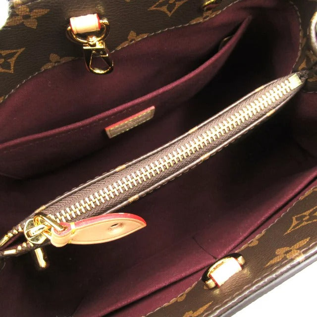 Louis Vuitton Montaigne Monogram BB  PVC Coated Canvas Tote Bag
