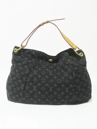 Louis Vuitton Denim Mahina XS Shoulder Bag Black