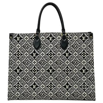 Louis Vuitton On The Go GM 2WAY Monogram Jacquard Shoulder Bag