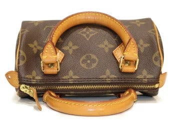 Louis Vuitton Mini Speedy Monogram Canvas LV Handbag