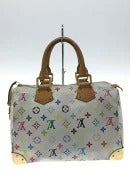 Louis Vuitton Speedy Monogram Multicolor White Handbag