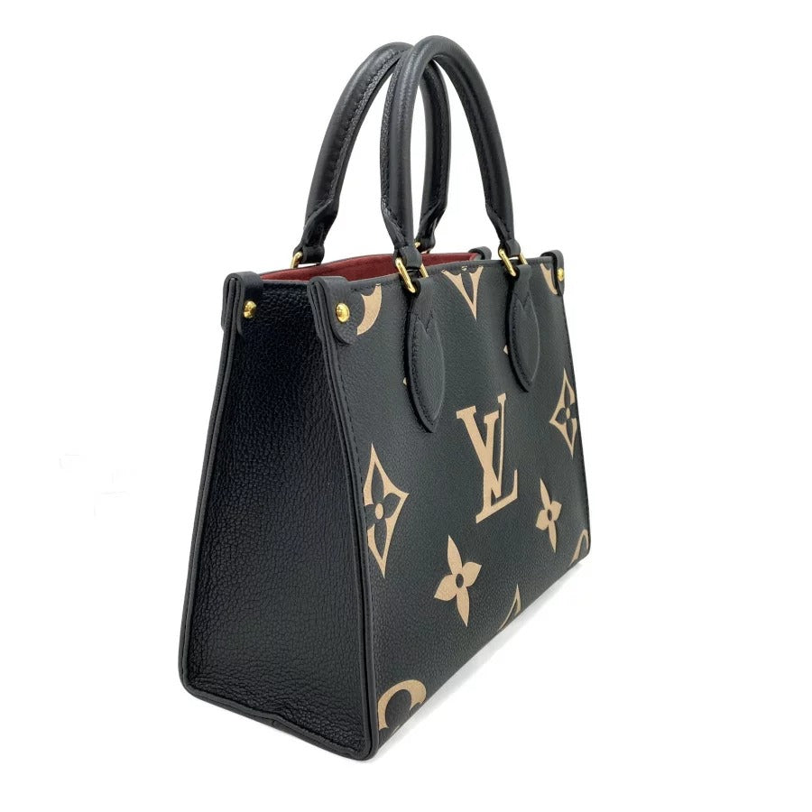 Louis Vuitton OnTheGo PM Monogram Implant Black Noir