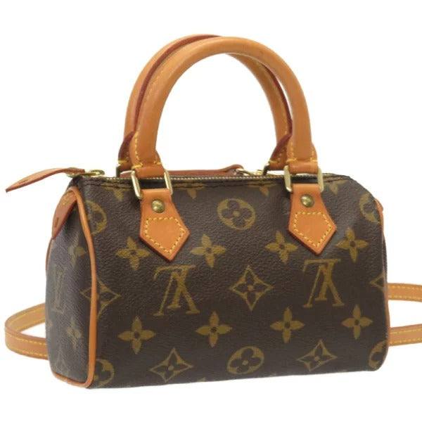 Louis Vuitton Monogram Mini Speedy Shoulder Bag