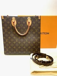 Louis Vuitton Monogram Sac Plat PM Tote Bag