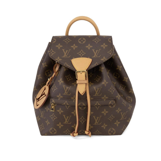 Louis Vuitton Montsouris NM PM Monogram Canvas Leather Backpack