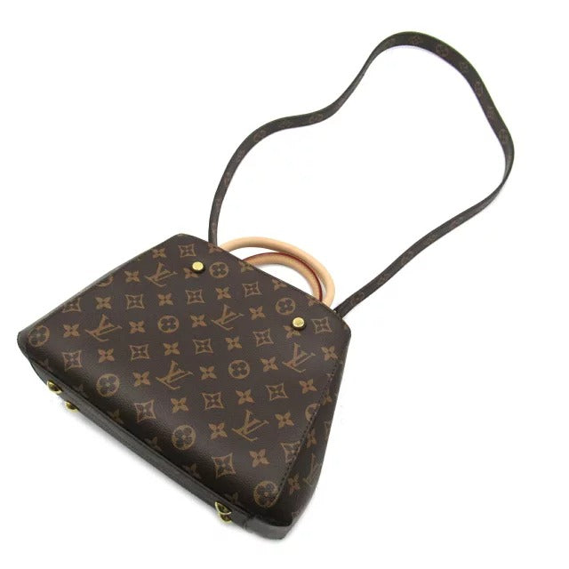 Louis Vuitton Montaigne Monogram BB  PVC Coated Canvas Tote Bag