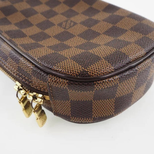 Louis Vuitton Pochette Ganju Damier Canvas Shoulder Bag