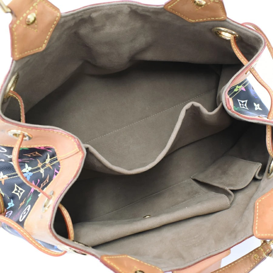 Louis Vuitton Ursula Monogram Canvas Leather Multicolor Black