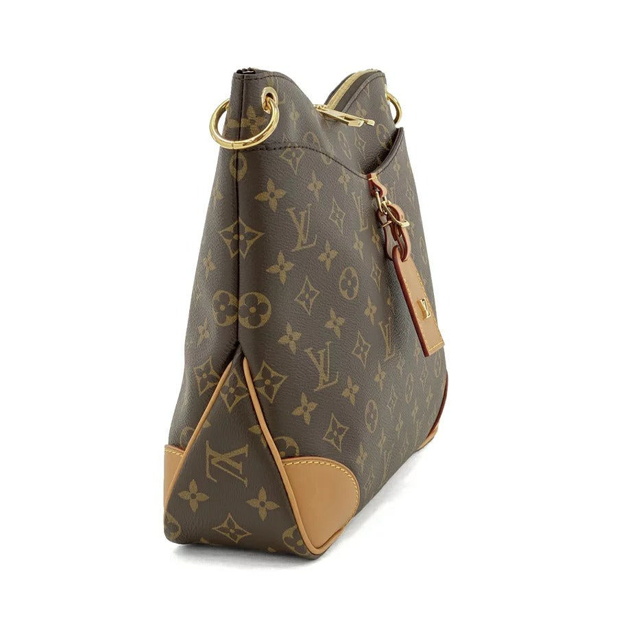Louis Vuitton Odeon NM MM Monogram Naturel Shoulder Bag