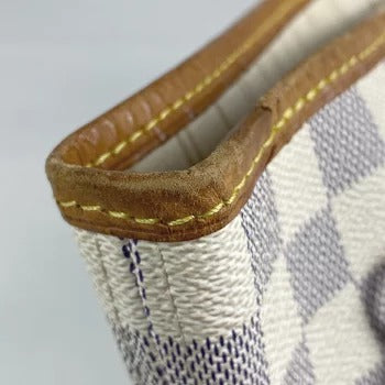 Louis Vuitton Damier Azur Neverfull MM Shopping Tote Bag