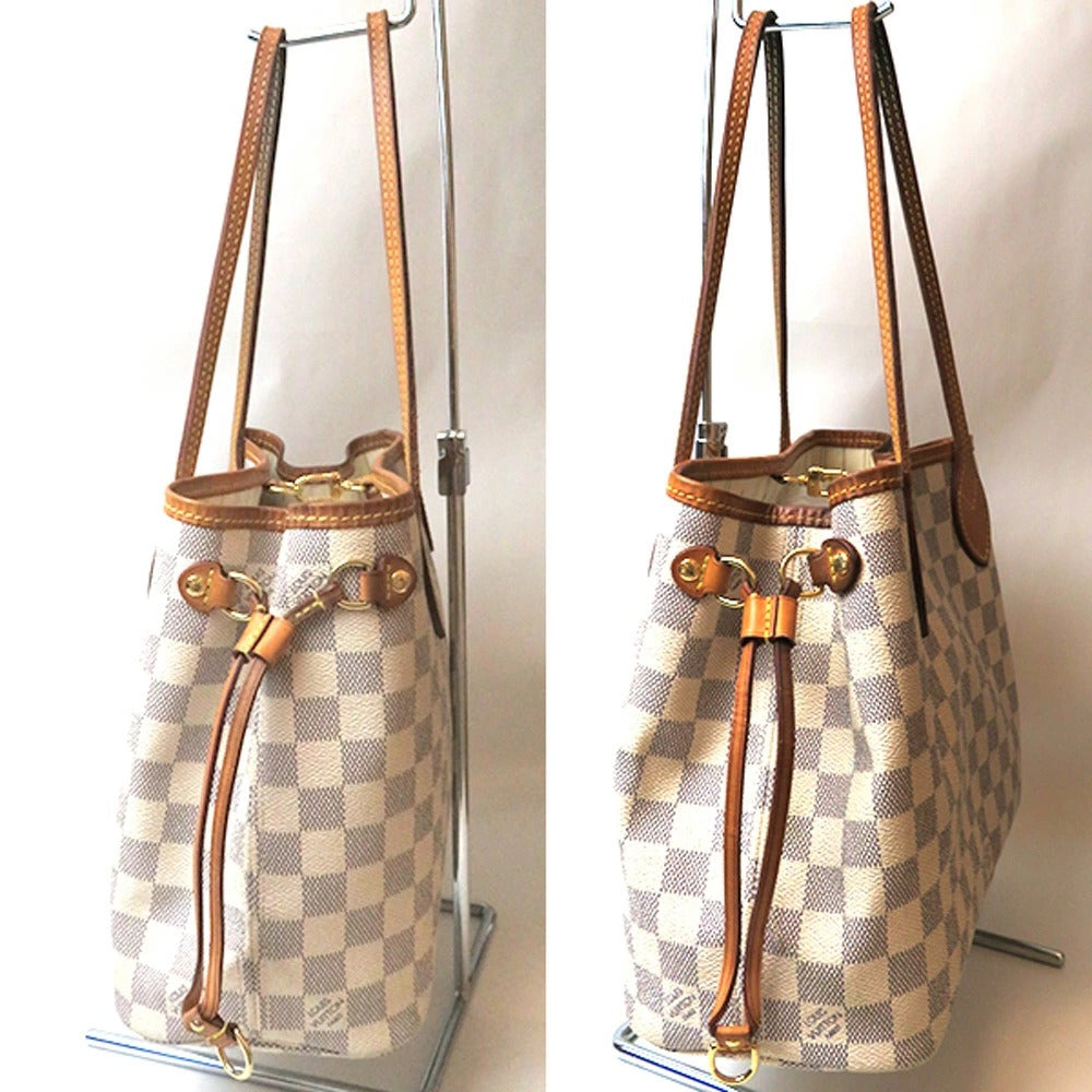Louis Vuitton Neverfull PM Damier Azur Tote Bag