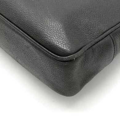 Chanel Cocomark Caviar Skin Leather Shoulder Bag