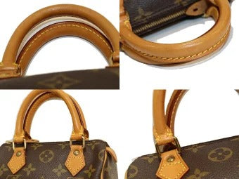 Louis Vuitton Mini Speedy Monogram Canvas LV Handbag