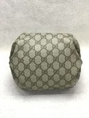 Gucci drawstring leather overall pattern GG monogram shoulder bag