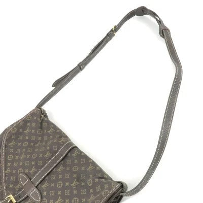 Louis Vuitton Monogram Mini Run Saumur Diagonal Shoulder Bag