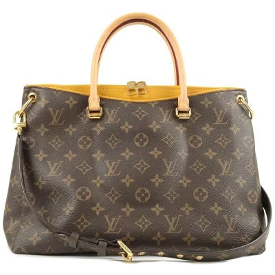 Louis Vuitton Monogram Canvas Leather Pallas MM Shoulder Bag