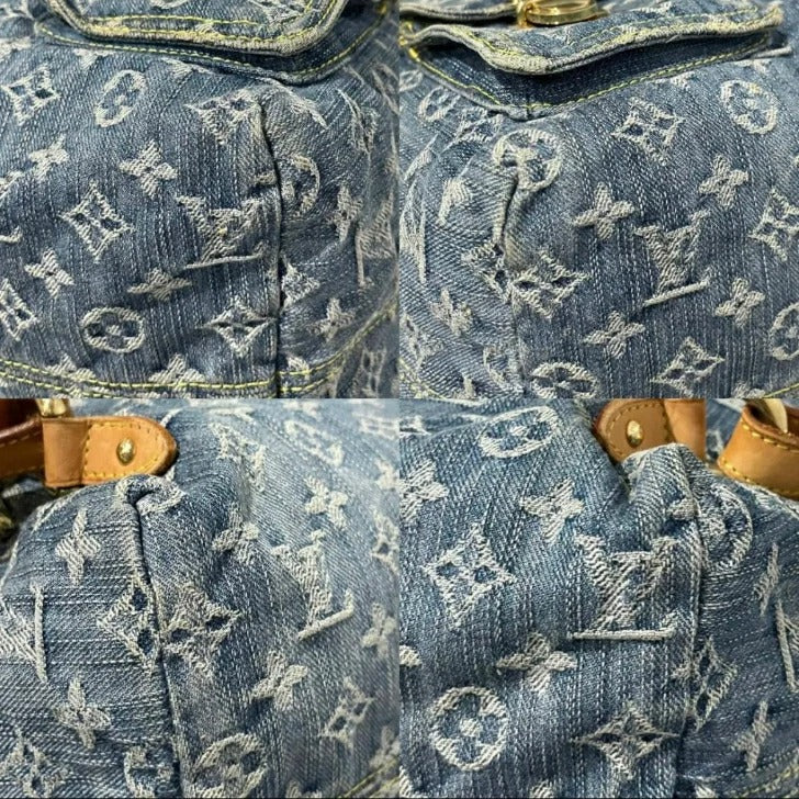 Louis Vuitton Sac GM Monogram Denim Backpack