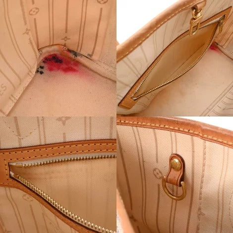 Louis Vuitton Damier Azur Neverfull PM Old Canvas Handbag