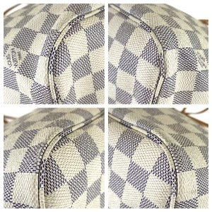 Louis Vuitton Neverfull MM Damier Azur Canvas Tote Bag