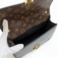 Louis Vuitton Cherry Wood BB Monogram Canvas Patent Leather Handbag