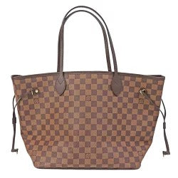 Louis Vuitton Damier Neverfull MM with Pouch Shoulder Bag