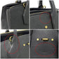 Louis Vuitton City Steamer MM Calf Leather Shoulder Bag Black