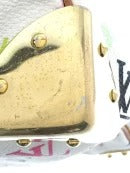 Louis Vuitton Speedy Monogram Multicolor White Handbag