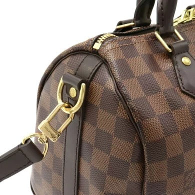 Louis Vuitton Damier Speedy PVC Bandouliere Shoulder Bag