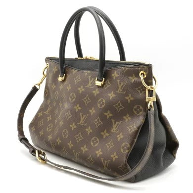 Louis Vuitton Monogram Pallas Shoulder Bag Black