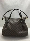 Louis Vuitton Evora MM Damier Ebene  PVC Handbag